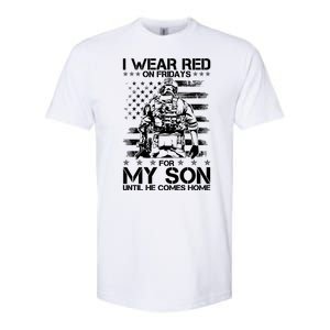 I Wear Red On Fridays For My Son Until He Comes Home Softstyle CVC T-Shirt