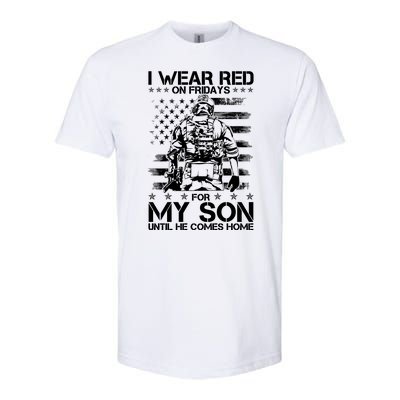 I Wear Red On Fridays For My Son Until He Comes Home Softstyle® CVC T-Shirt