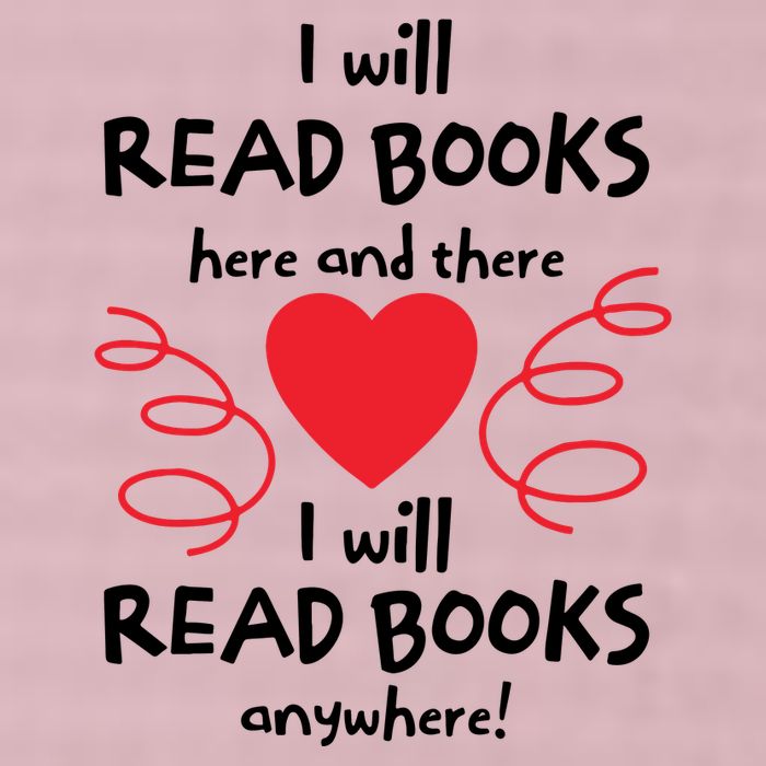 I Will Read Books Here And There I Will Read Books Anywhere 25L Jumbo Tote