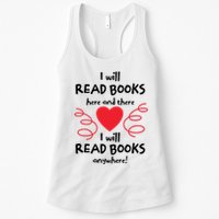 I Will Read Books Here And There I Will Read Books Anywhere Womens Tank Top