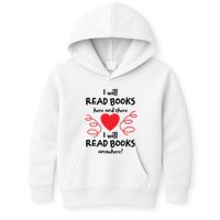 I Will Read Books Here And There I Will Read Books Anywhere Kids Hoodie