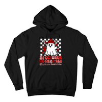 I Wear Red Dyslexia Awareness Month Ghost Halloween Hoodie