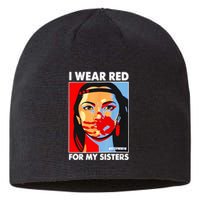 I Wear Red For MySister Native American Stop Sustainable Beanie