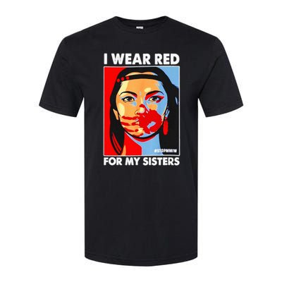 I Wear Red For MySister Native American Stop Softstyle® CVC T-Shirt