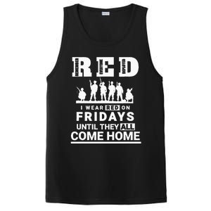 I Wear Red On Fridays Until They All Come Home PosiCharge Competitor Tank