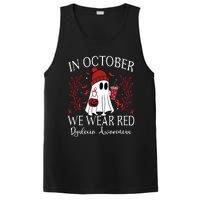 I Wear Red Dyslexia Awareness Month Dyslexia PosiCharge Competitor Tank