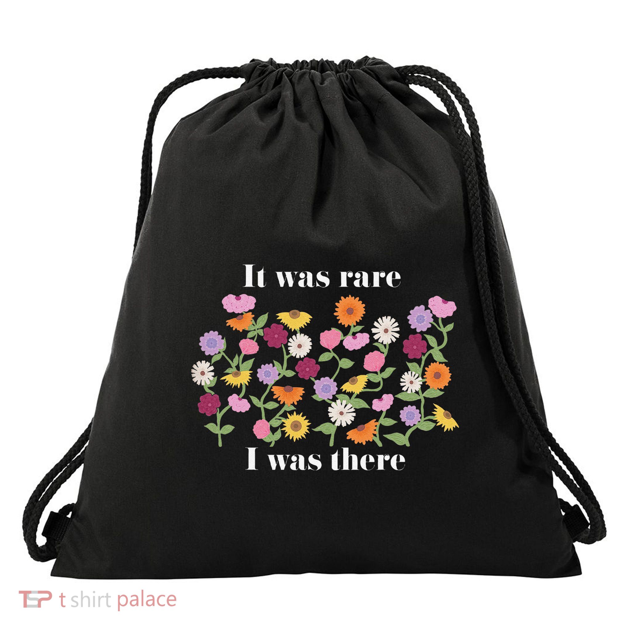 It Was Rare Funny I Was There For Drawstring Bag