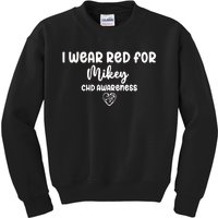 I Wear Red For Chd Awareness I Wear Red Kids Sweatshirt