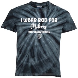 I Wear Red For Chd Awareness I Wear Red Kids Tie-Dye T-Shirt