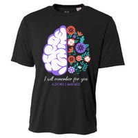 I Will Remember For You Alzheimers Awareness Brain Disorder Cooling Performance Crew T-Shirt