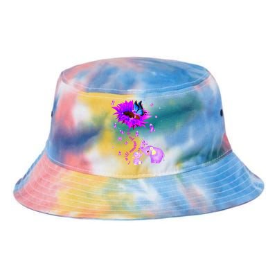 I Will Remember For You Elephant Flower Alzheimers Awareness Tie Dye Newport Bucket Hat