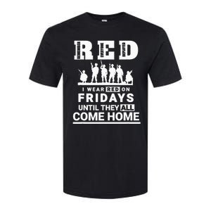 I wear Red On Fridays Until They All Come Home Softstyle CVC T-Shirt