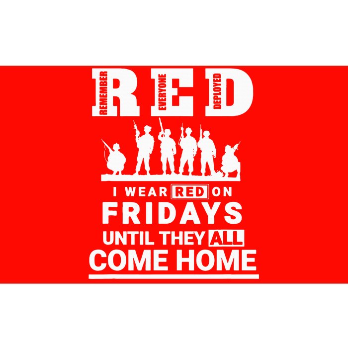 I wear Red On Fridays Until They All Come Home Bumper Sticker