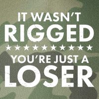 It Wasn't Rigged You're Just A Loser Legacy Tie Dye Trucker Hat