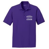 It Wasn't Rigged You're Just A Loser PosiCharge RacerMesh Polo