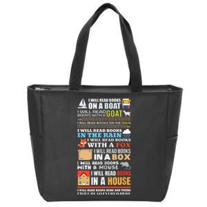 I Will Read Books On A Boat Reading ,Gift For Readers Zip Tote Bag