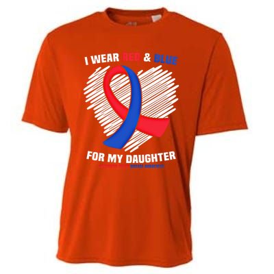 I Wear Red And Blue For My Daughter Chd Awareness Gift Cooling Performance Crew T-Shirt