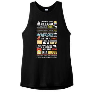 I Will Read Books On A Boat Reading Gift For Readers Ladies PosiCharge Tri-Blend Wicking Tank