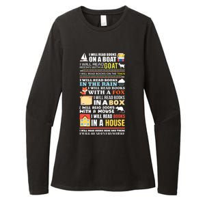 I Will Read Books On A Boat Reading Gift For Readers Womens CVC Long Sleeve Shirt