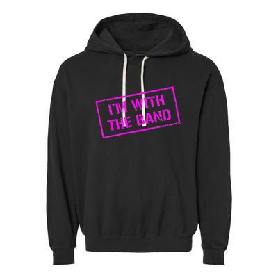 IM With Rock Concert Music Band Design Garment-Dyed Fleece Hoodie