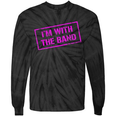 IM With Rock Concert Music Band Design Tie-Dye Long Sleeve Shirt