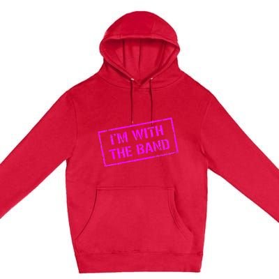 IM With Rock Concert Music Band Design Premium Pullover Hoodie