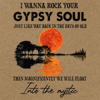 I Wanna Rock Your Gypsy Soul Cotton Canvas Backpack