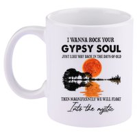 I Wanna Rock Your Gypsy Soul 11oz C Handle Ceramic Mug