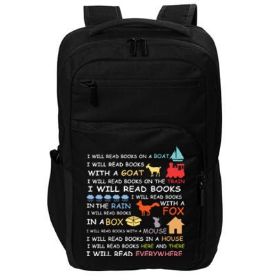 I Will Read Books Everywhere Reading Gifts For Book Lovers Impact Tech Backpack