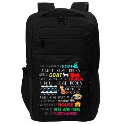 I Will Read Books On A Boat & Everywhere Reading Impact Tech Backpack