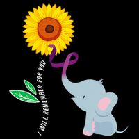 I Will Remember For You ALZ Dementia Alzheimers Awareness Visor