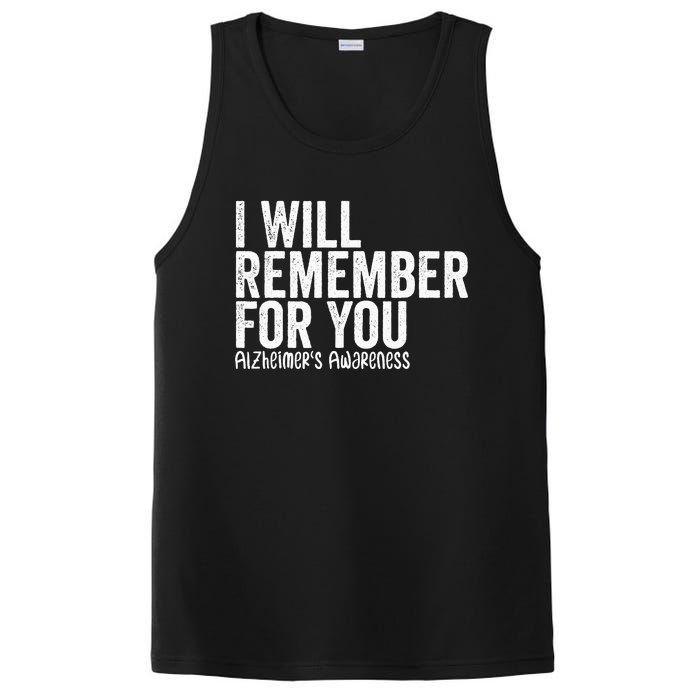 I Will Remember For You Dementia Alzheimers Awareness PosiCharge Competitor Tank