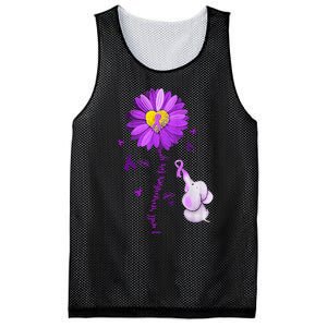 I Will Remember For You Elephant Alzheimers Awareness Mesh Reversible Basketball Jersey Tank