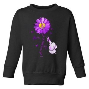 I Will Remember For You Elephant Alzheimers Awareness Toddler Sweatshirt