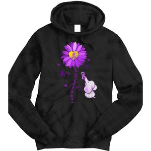 I Will Remember For You Elephant Alzheimers Awareness Tie Dye Hoodie