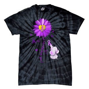 I Will Remember For You Elephant Alzheimers Awareness Tie-Dye T-Shirt