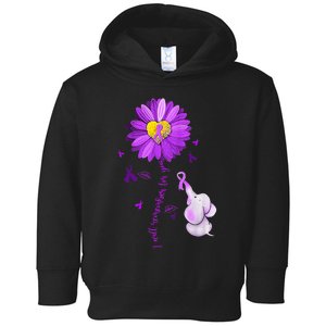 I Will Remember For You Elephant Alzheimers Awareness Toddler Hoodie