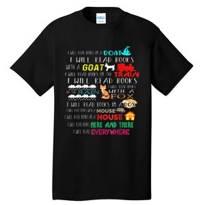 I Will Read Books On A Boat & Everywhere Reading Kid Tall T-Shirt