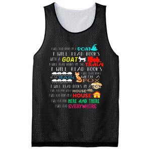 I Will Read Books On A Boat & Everywhere Reading Kid Mesh Reversible Basketball Jersey Tank