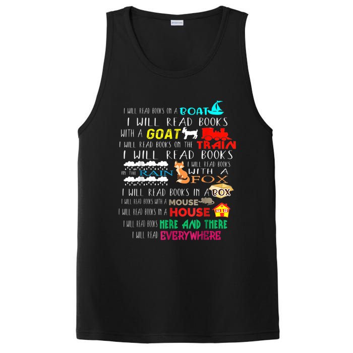 I Will Read Books On A Boat & Everywhere Reading Kid PosiCharge Competitor Tank