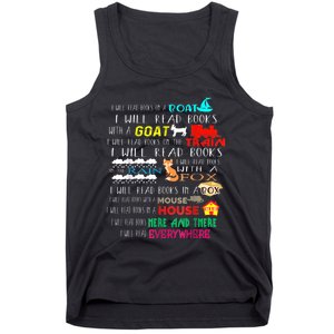 I Will Read Books On A Boat & Everywhere Reading Kid Tank Top