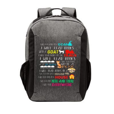 I Will Read Books On A Boat & Everywhere Reading Kid Vector Backpack