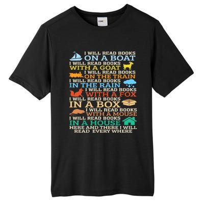 I Will Read Books On A Boat And Everywhere Reading Gifts Tall Fusion ChromaSoft Performance T-Shirt