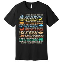 I Will Read Books On A Boat And Everywhere Reading Gifts Premium T-Shirt