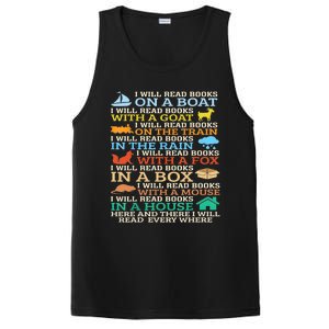 I Will Read Books On A Boat And Everywhere Reading Gifts PosiCharge Competitor Tank