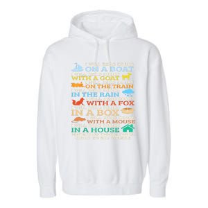 I Will Read Books On A Boat And Everywhere Reading Gifts Garment-Dyed Fleece Hoodie