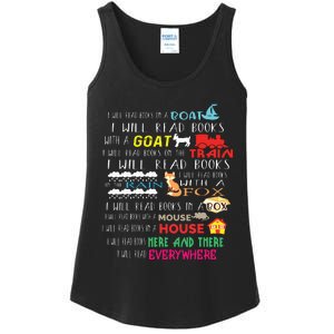 I Will Read Books On A Boat & Everywhere Reading Gifts Ladies Essential Tank