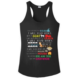 I Will Read Books On A Boat & Everywhere Reading Gifts Ladies PosiCharge Competitor Racerback Tank