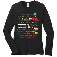 I Will Read Books On A Boat & Everywhere Reading Gifts Ladies Long Sleeve Shirt