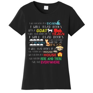 I Will Read Books On A Boat & Everywhere Reading Gifts Women's T-Shirt